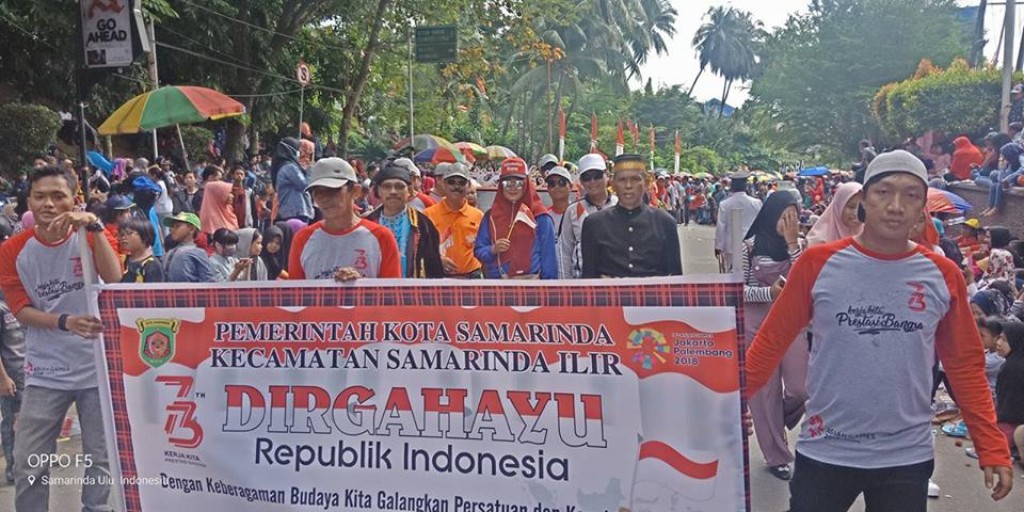 Pawai Pembangunan Dalam Rangka HUT RI ke-73 Tahun 2018