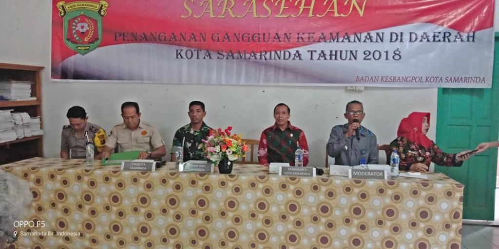 Sarasehan Penanganan Gangguan Keamanan di Daerah Kota Samarinda Tahun 2018
