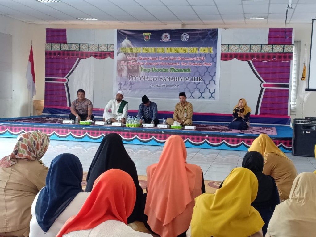 Kecamatan Samarinda Ilir Menggelar Acara Peringatan Maulid Nabi Muhammad SAW