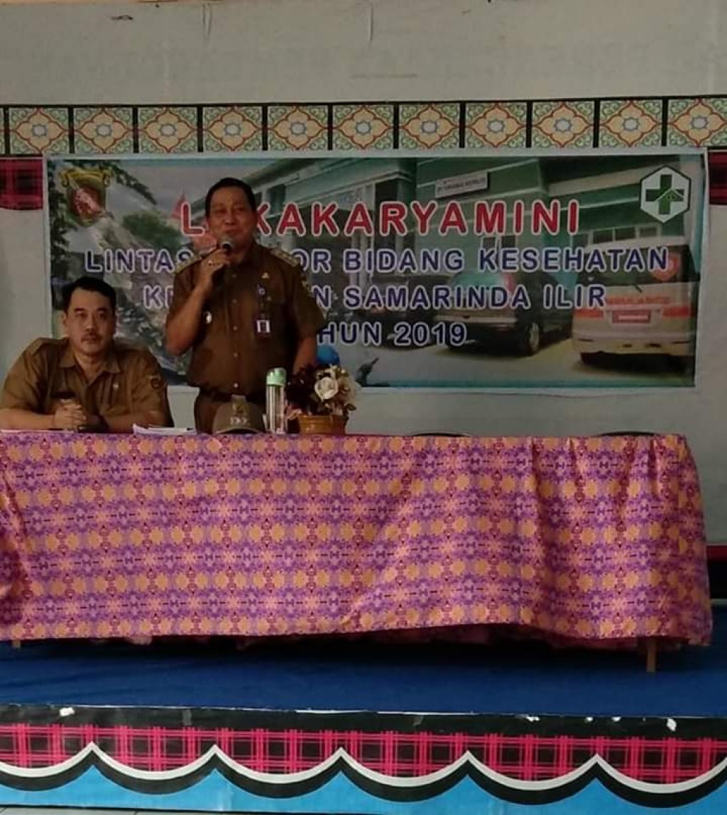 KECAMATAN SAMARINDA ILIR GELAR LOKAKARYA MINI LINTAS SEKTOR BIDANG KESEHATAN