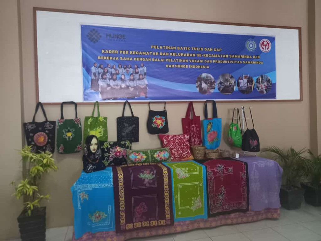 Penutupan Pelatihan Batik Tulis dan Cap Kecamatan Samarinda Ilir Tepat di Hari Batik Nasional Tanggal 2 Oktober