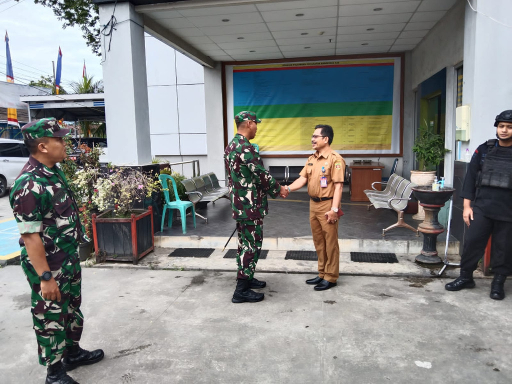 Plt Camat Samarinda Ilir Terima Kunjungan Dandim 0901/Samarinda