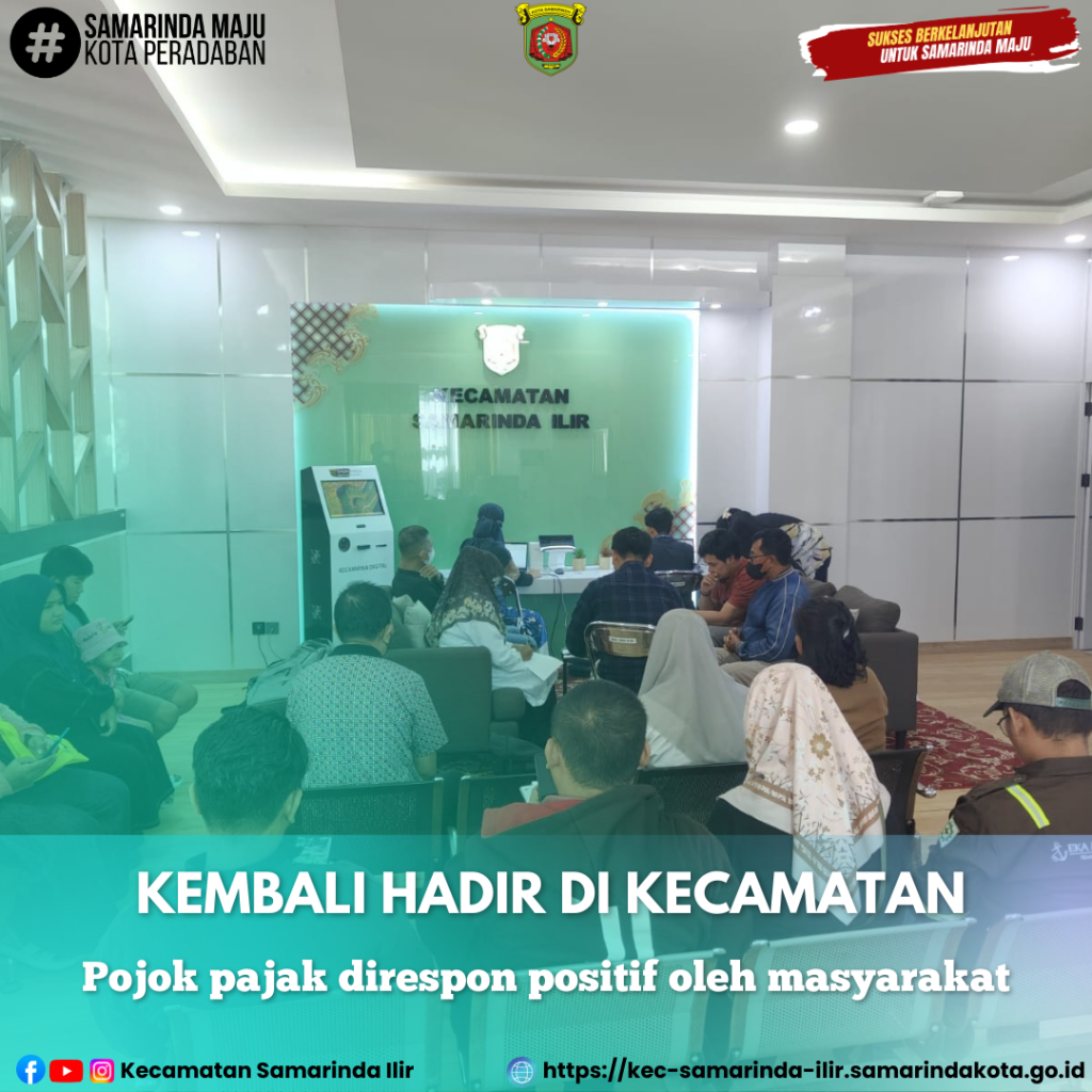 Jemput Bola, KPP Pratama Samarinda Ilir Kembali Hadir Lewat Pojok Pajak