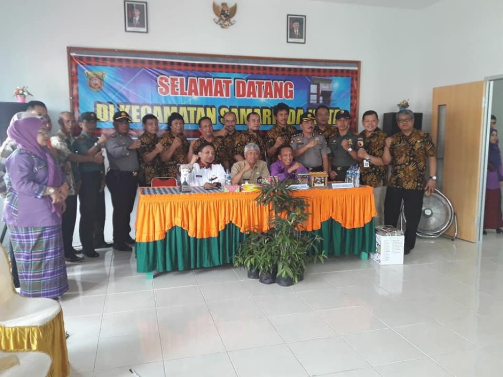 Kunjungan kerja Camat dan unsur Muspika se Kec Belimbing Kota Malang Jawa Timur