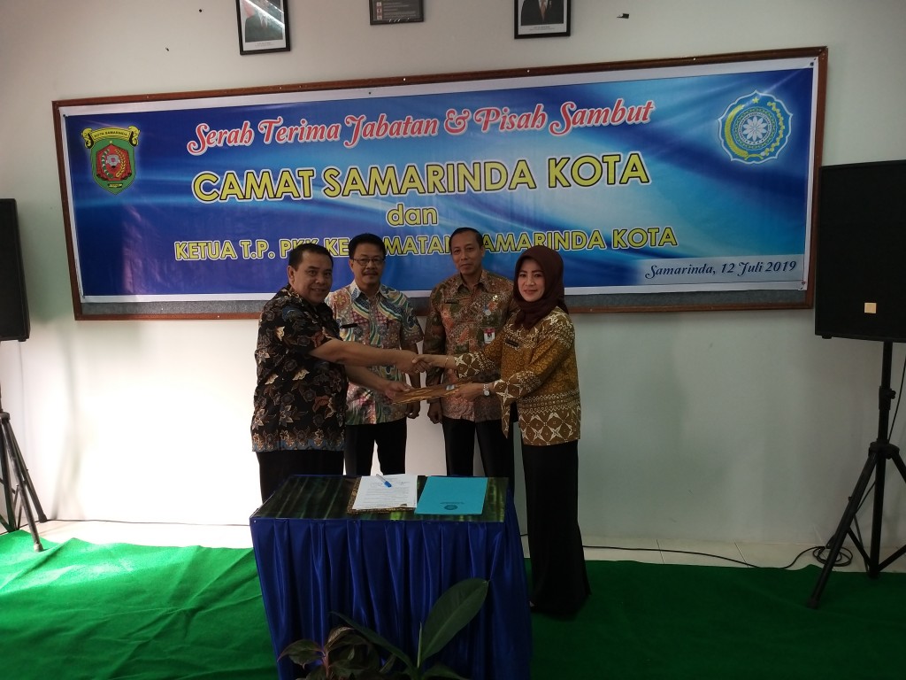 Serah terima Jabatan dan pisah sambut Camat Samarinda Kota