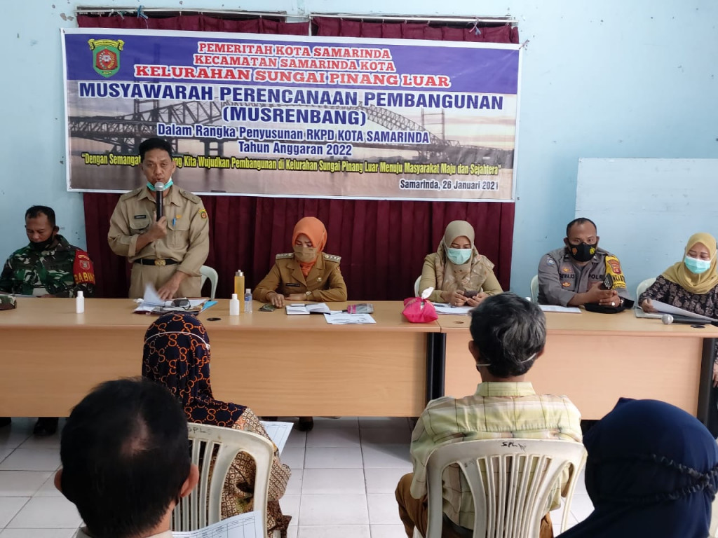 Pra Musrenbang di Kelurahan Sungai Pinang Luar