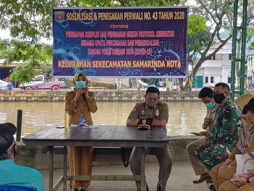 Sosialisasi dan Penegakan Perwali No. 43 Tahun 2021 di Kel. SPL