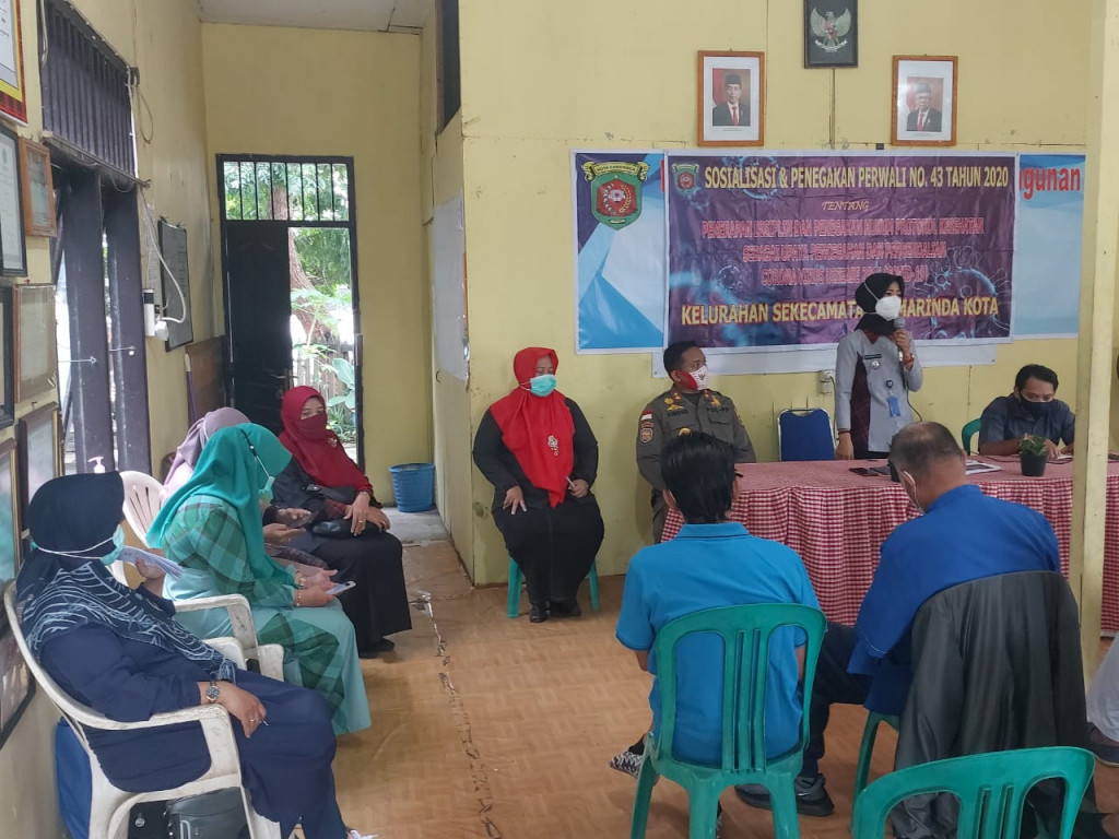 Sosialisasi & Penegakan Perwali No. 43 Tahun 2020 di Kelurahan Bugis