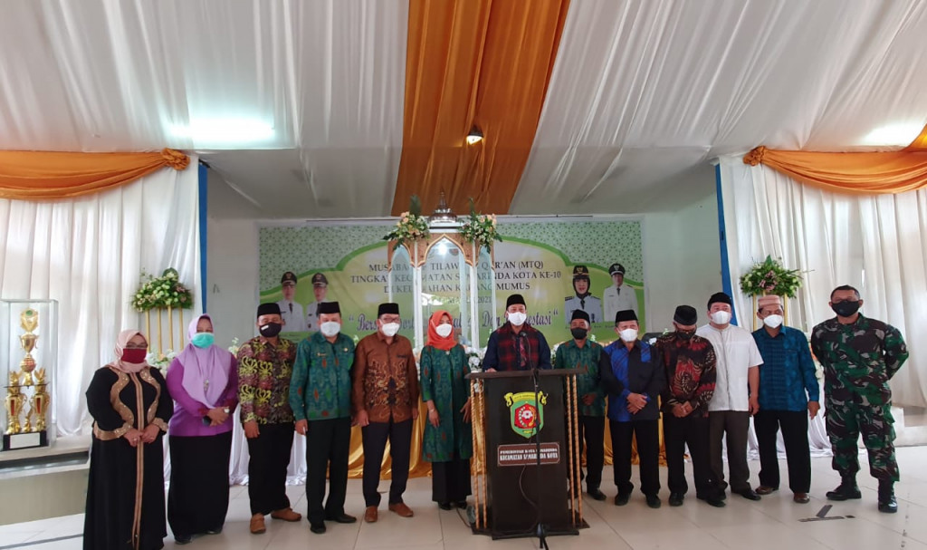 Pembukaan MTQ Tk. Kecamatan Samarinda Kota Tahun 2021 di Kelurahan Karang Mumus