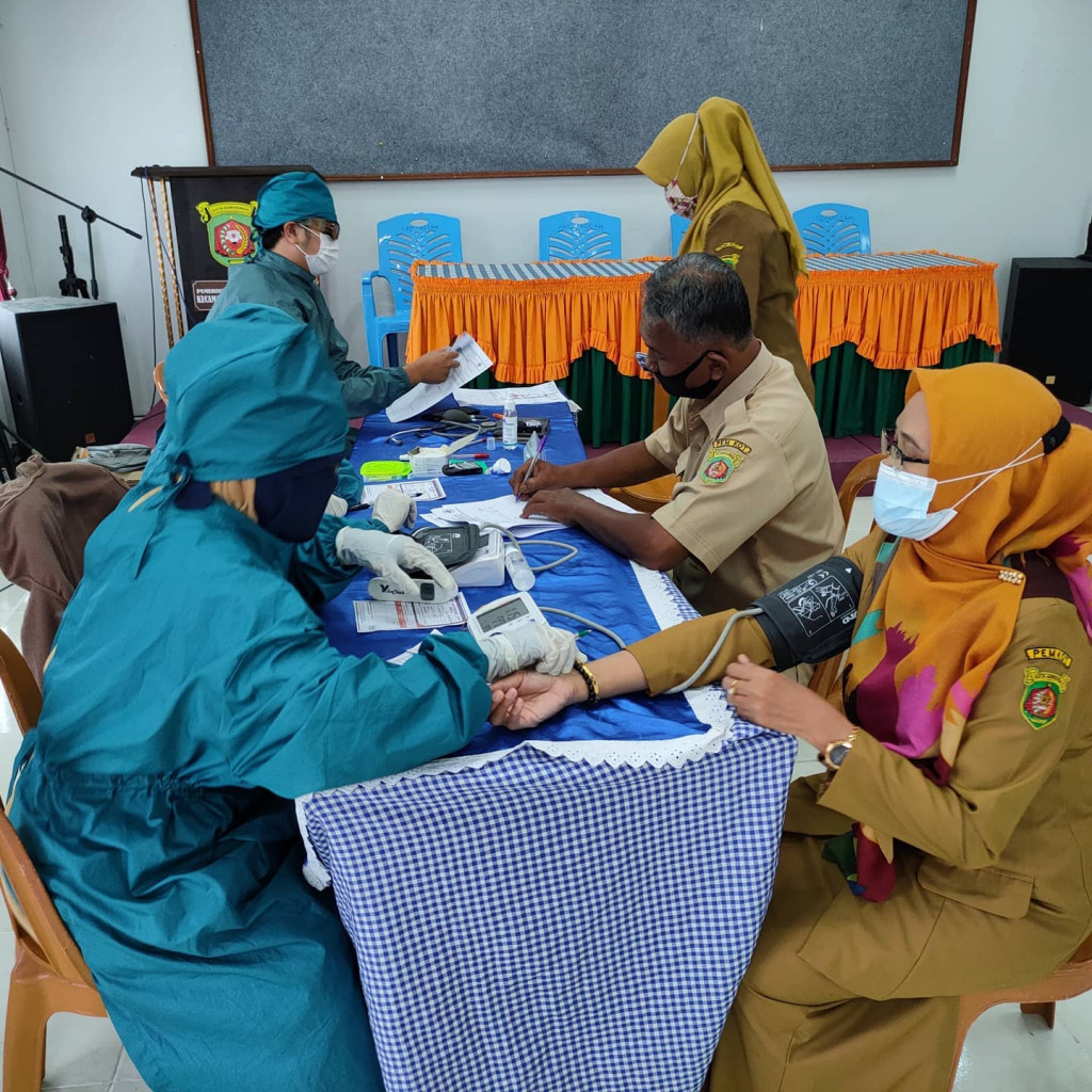 Pemberian Vaksin Covid 19 di Kecamatan Samarinda Kota
