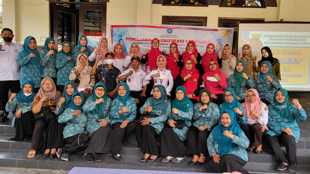 Penilaian dan Verifikasi Lapangan dalam rangka Lomba Kelompok Dasa Wisma Berprestasi Tahun 2022