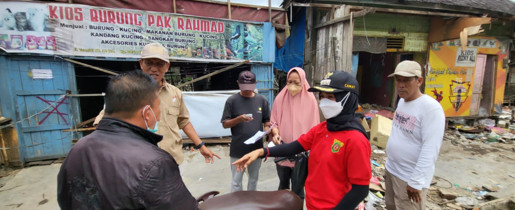 Tinjau Lokasi Warga Yang Terdampak Normalisasi Sungai Karang Mumus