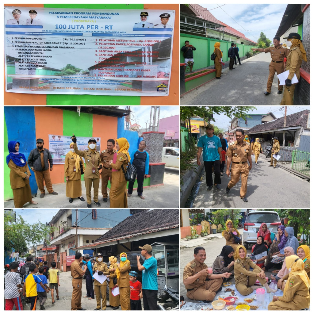 PROBEBAYA EWARD Di Kelurahan SPL Bidang Infrasruktur 24 dan Kelurahan Bugis     Bidang Non Insfrastruktur RT. 16