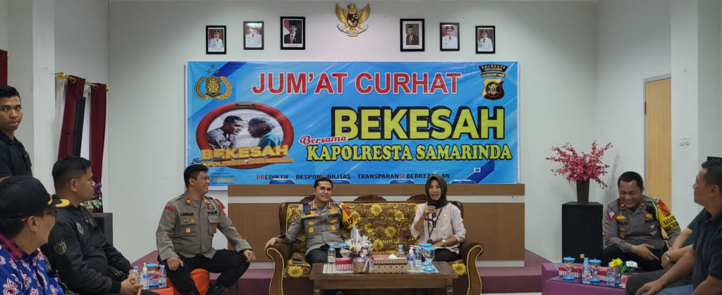 Jum'at Curhat Bersama Kapolresta Samarinda