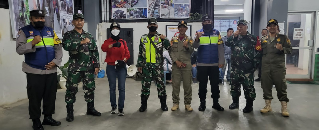 Pengamanan Malam Tahun Baru di Kecamatan Samarinda Kota
