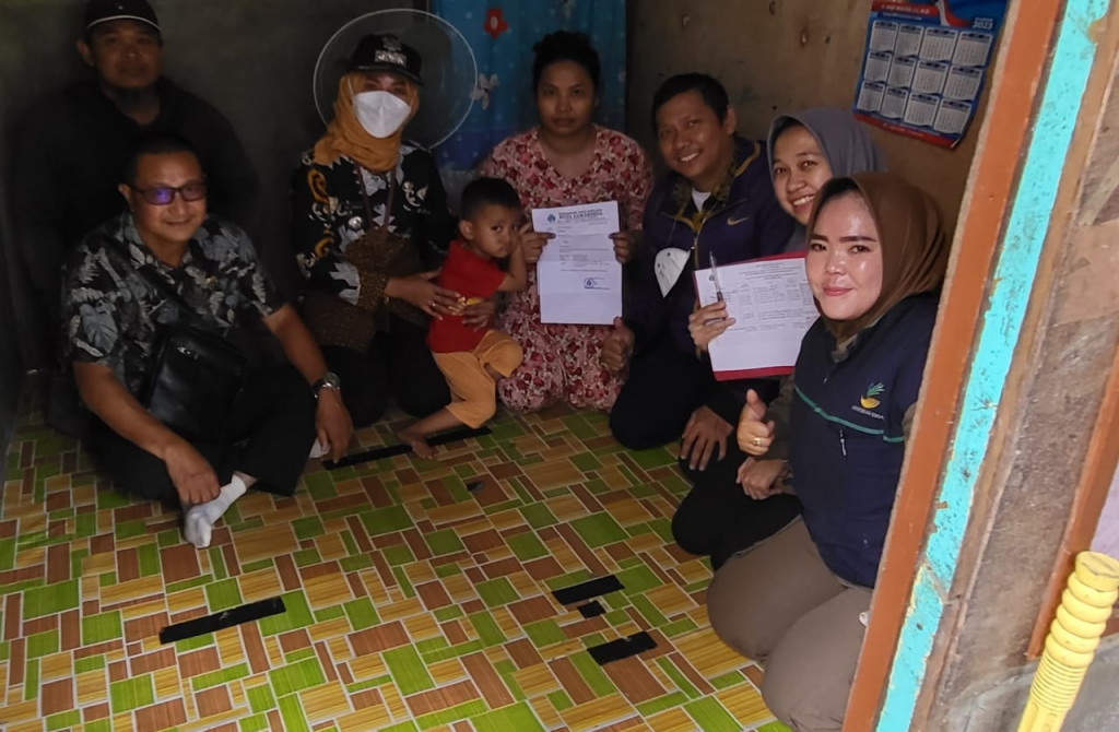 Mendampingi Tim Dari PDAM Terkait Subsidi Air PDAM Bagi Warga Miskin