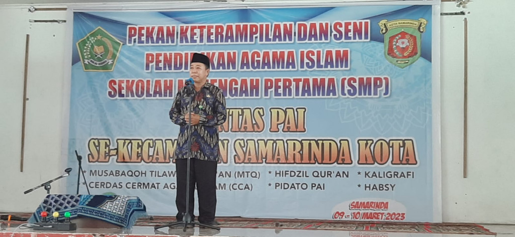 Menghadiri Kegiatan Pentas Keterampilan dan Seni SMPN 34 Samarinda