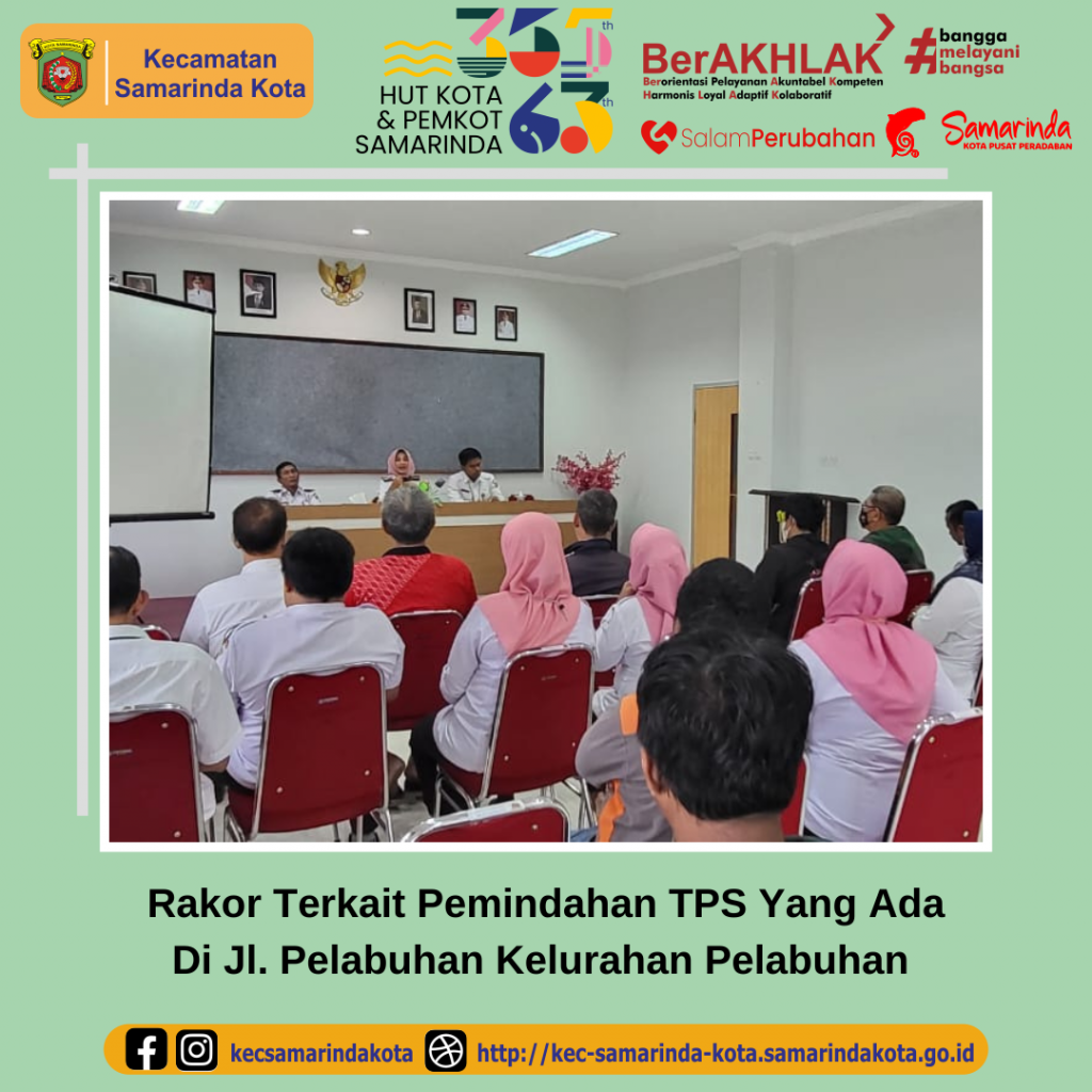 Rakor Terkait Rencana Pemindahan TPS Jl. Pelabuhan