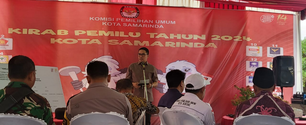 Menghadiri Kirab Pemilu Tahun 2024 Oleh KPU Kota Samarinda