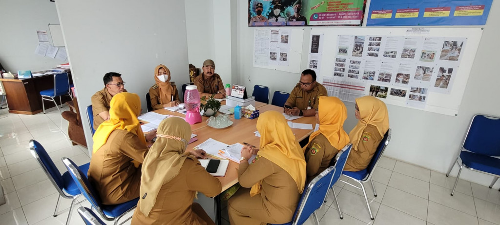 Rakor Bersama Pejabat Struktural Kecamatan Samarinda Kota Terkait Pelaksanaan Kegiatan Tahun 2023