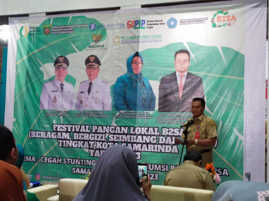 Festival Pangan Lokal B2SA Di Kantor Ketahanan Pangan Kota Samarinda