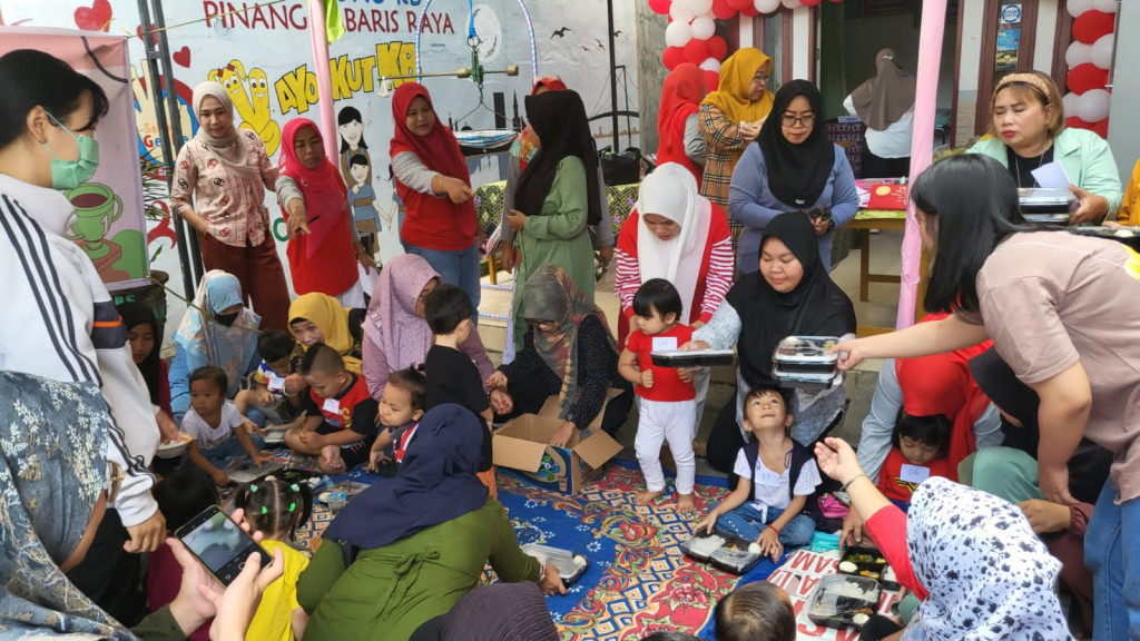 Menghadiri Lomba Makan Sayur Balita Sehat Cegah Stunting