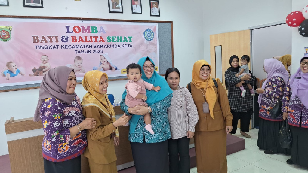 Lomba Bayi dan Balita Sehat Tingkat Kecamatan Samarinda Kota
