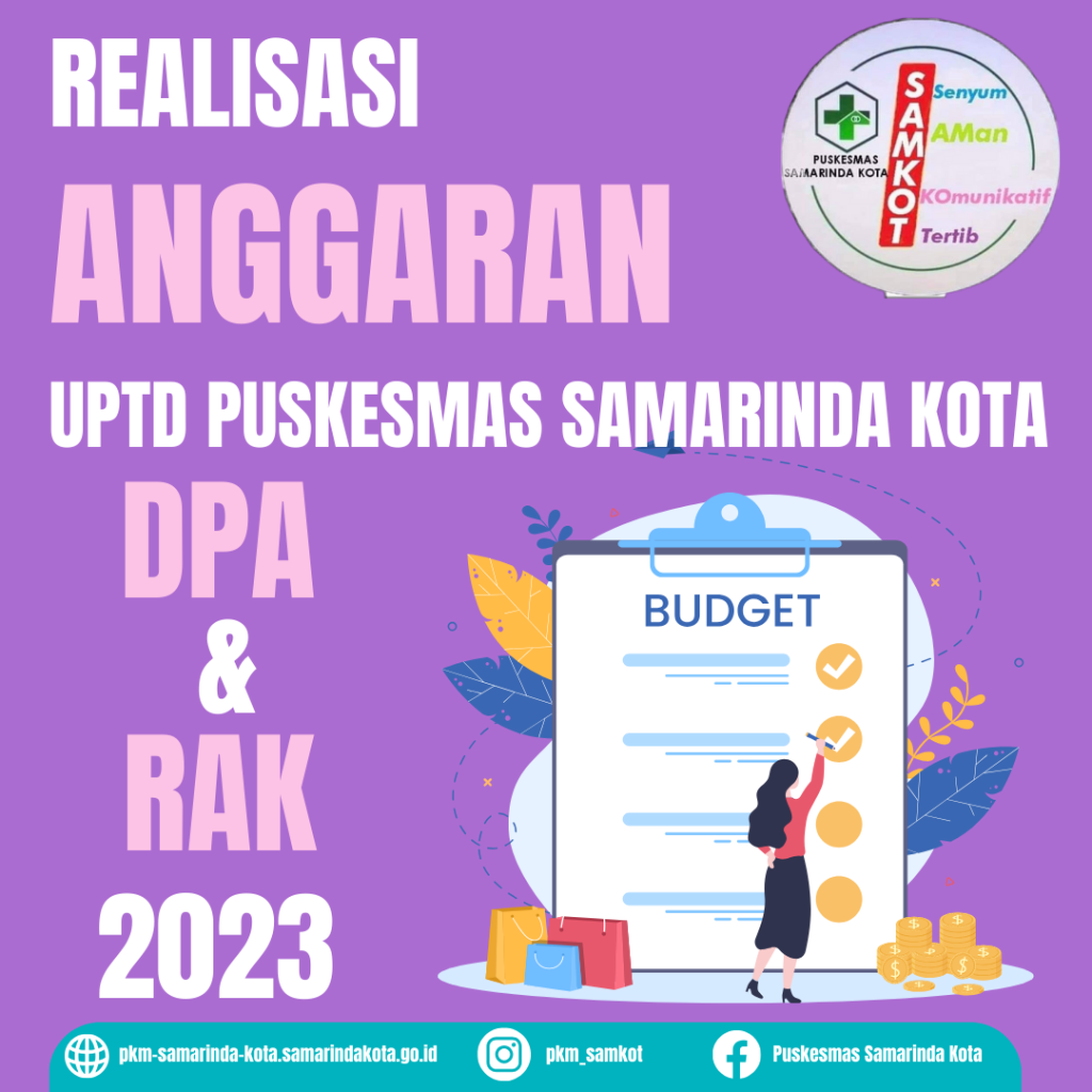 Realisasi Anggaran DPA dan RKA 2023 di UPTD Puskesmas Samarinda Kota"