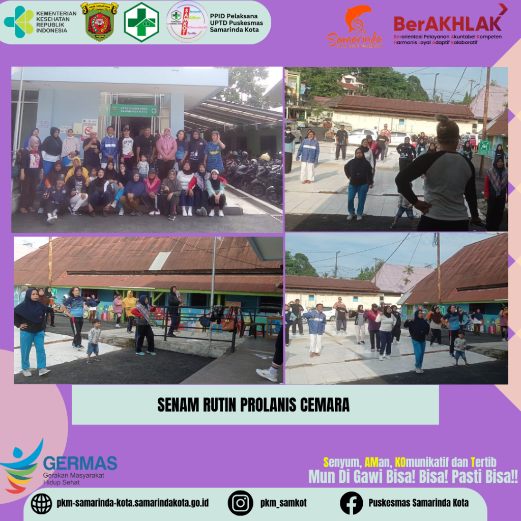 SENAM RUTIN KELOMPOK PROLANIS CEMARA PUSKESMAS SAMARINDA KOTA