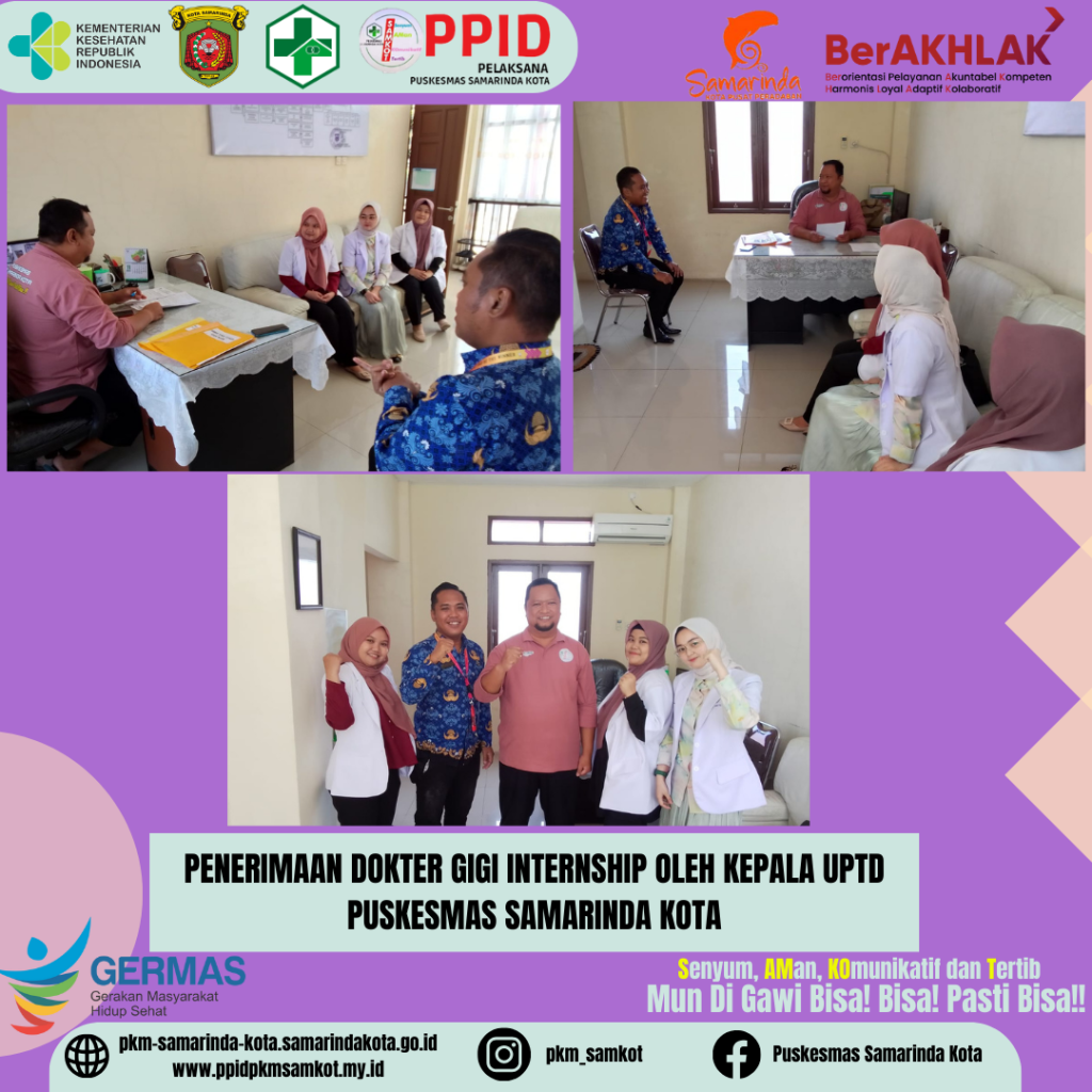 PENERIMAAN DAN ORIENTASI DOKTER GIGI INTERNSHIP
