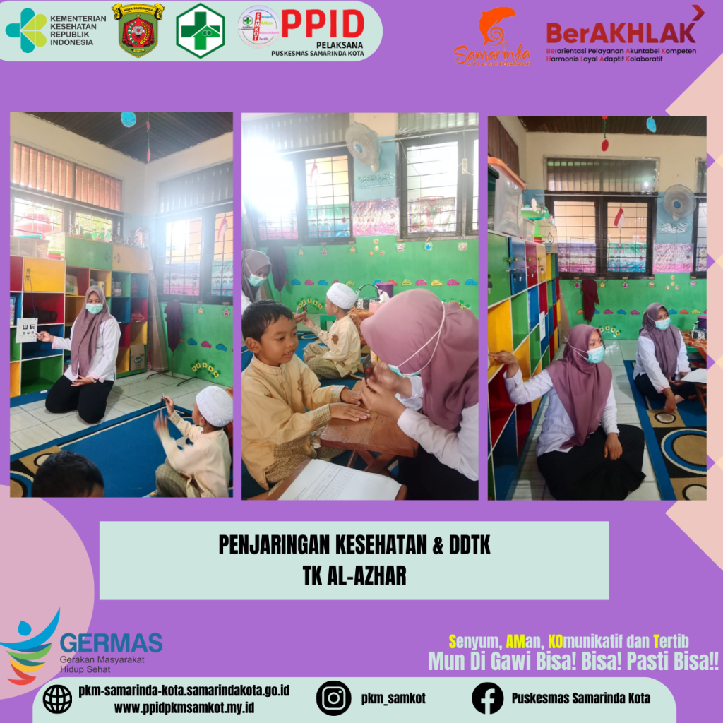 Penjaringan Kesehatan dan SDIDTK TK Al-Azhar