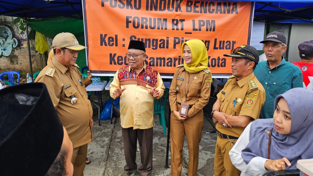 Penyerahan Bantuan Korban Kebakaran Dari Baznas Provinsi Kaltim