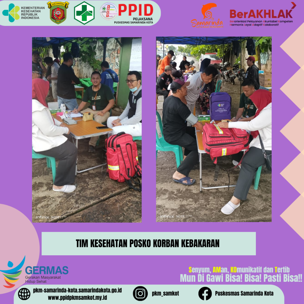 Tim Kesehatan Posko Korban Kebakaran