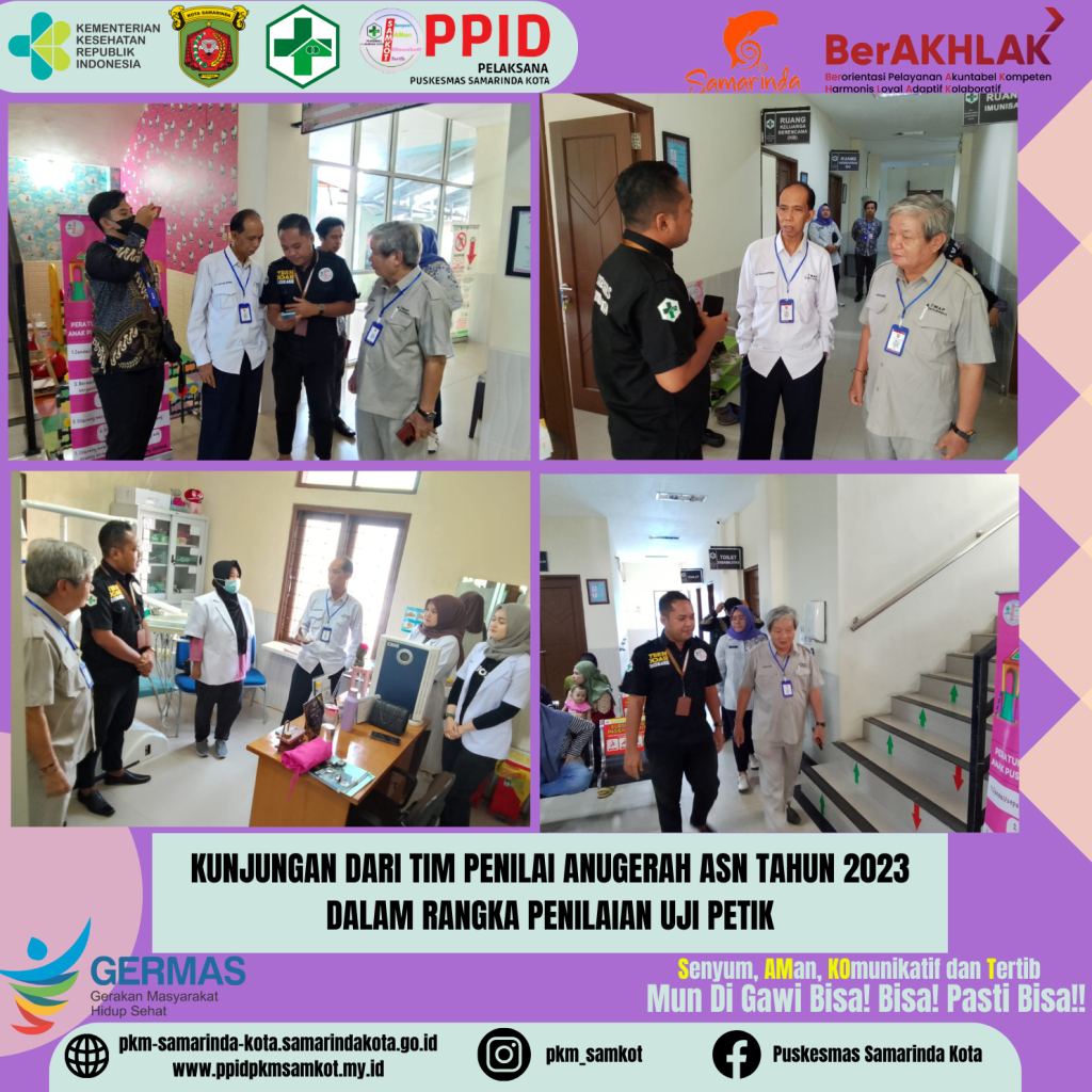 Kunjungan dari Tim Penilai Anugerah ASN dalam rangka Penilaian Uji Petik