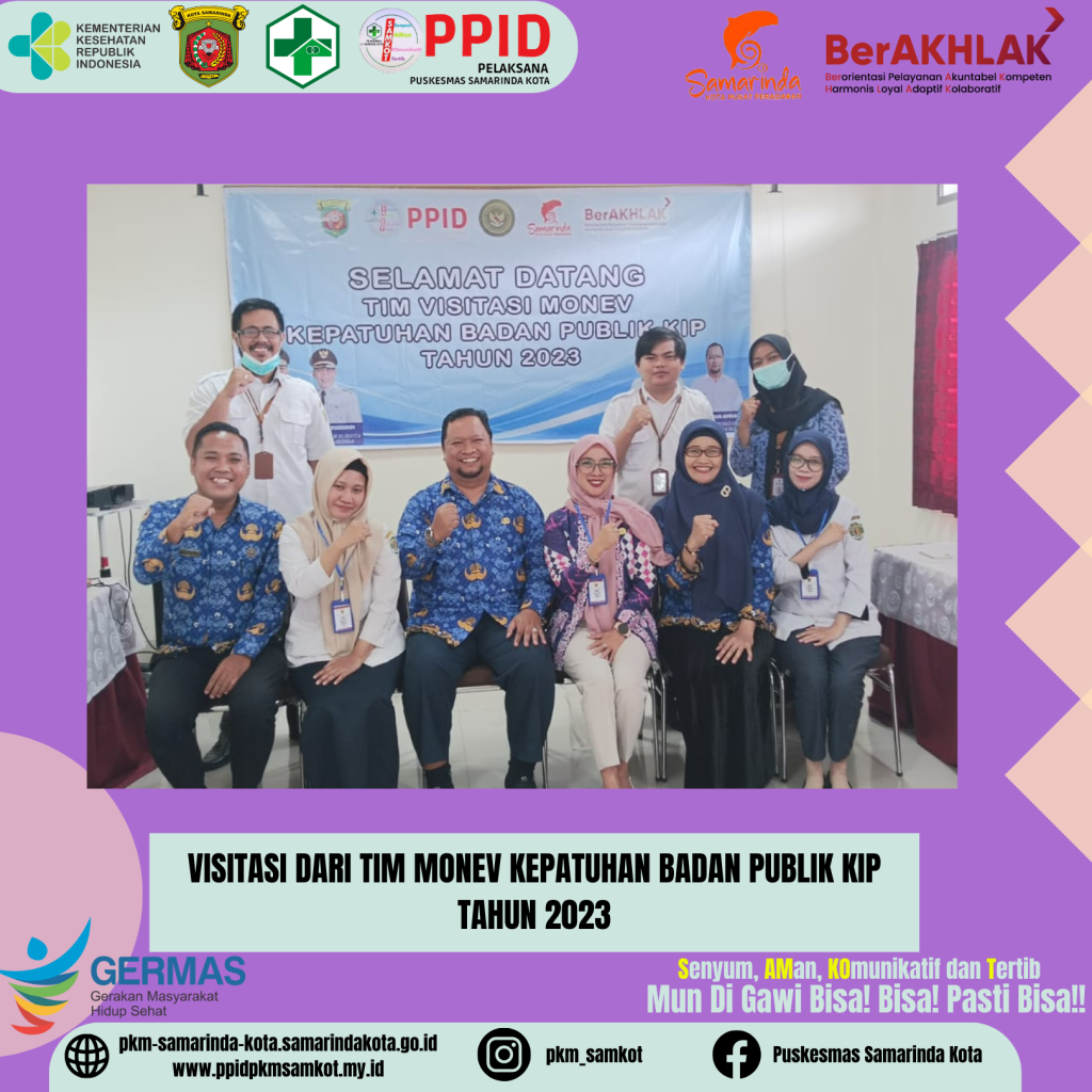 Visitasi dari Tim Monev Kepatuhan Badan Publik KIP tahun 2023