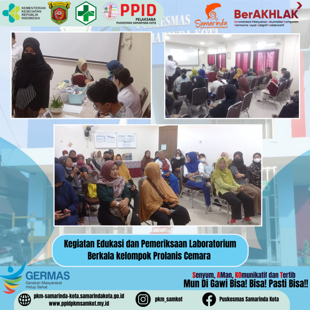 Kegiatan Edukasi dan Pemeriksaan Laboratorium Berkala kelompok Prolanis Cemara