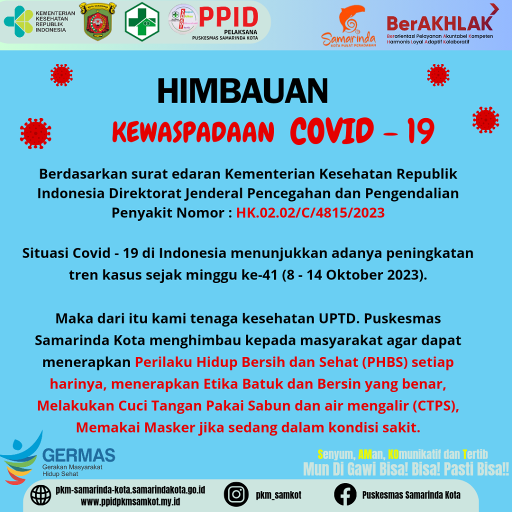 HIMBAUAN KEWASPADAAN COVID 19