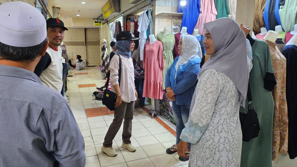 Monitoring Pedagang Pasar Pagi Yang Sudah Pindah dan Yang Belum