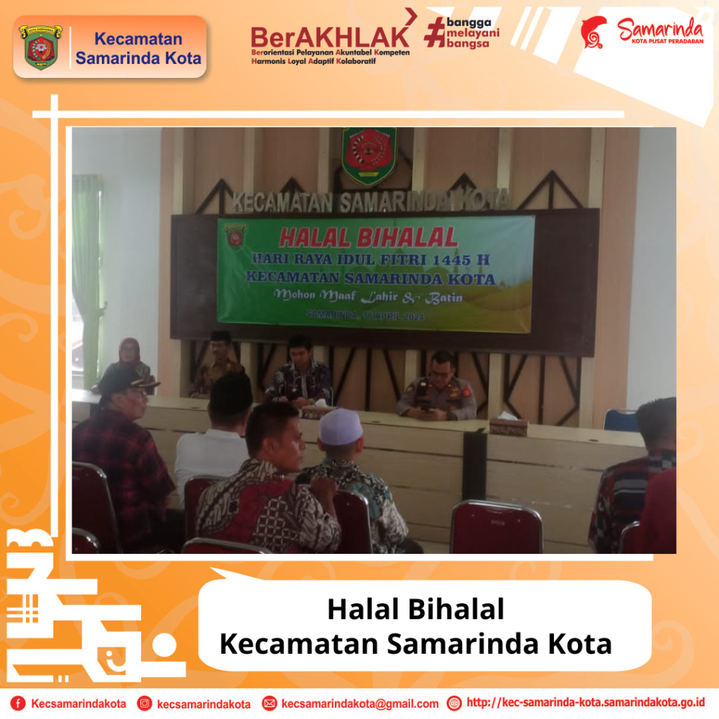 Halal bihalal Kecamatan Samarinda Kota