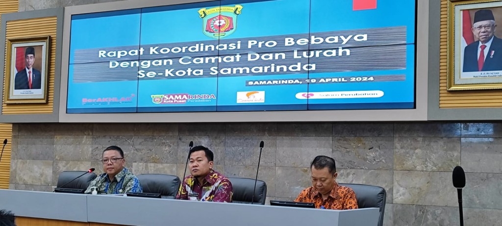 Rapat Koordinasi Probebaya dengan Camat dan Lurah Se-Kota Samarinda