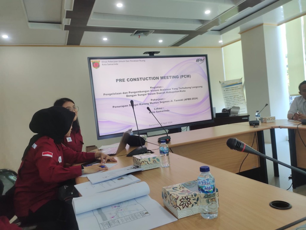Rakor Terkait Pekerjaan Penurapan dan Sistem Drainase Sungai Karang Mumus