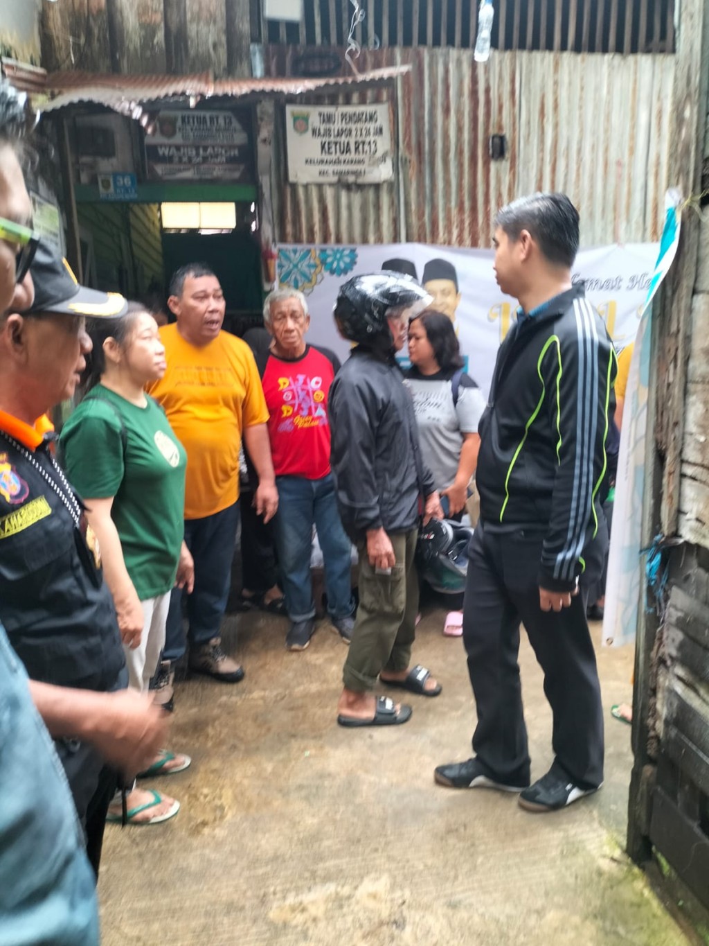 Peninjauan Lokasi Kebakaran Di Jl. P. Hidayatullah