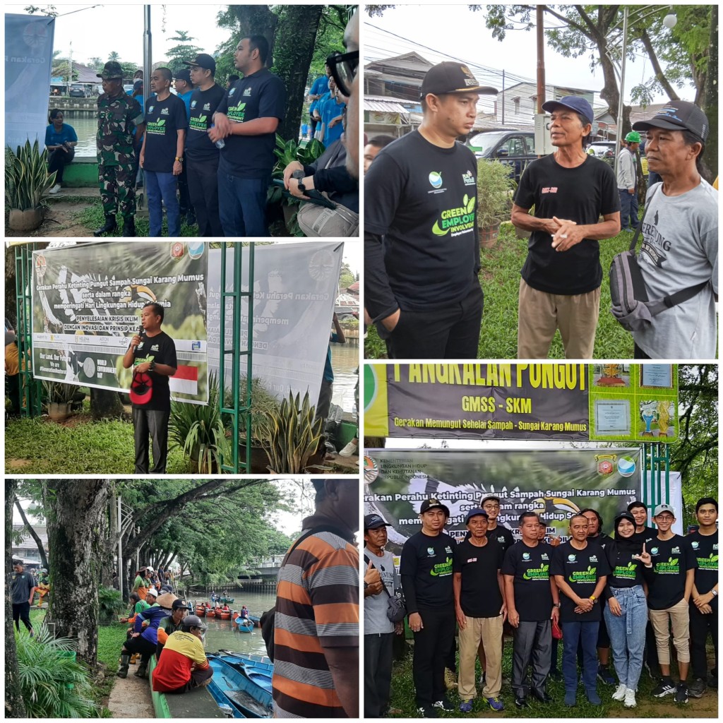 Gerakan Pungut Sampah Sungai Karang Mumus