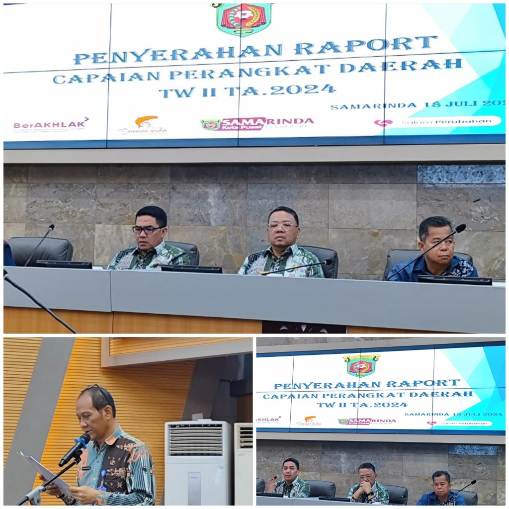 Penyerahan Raport Capaian Perangkat Daerah