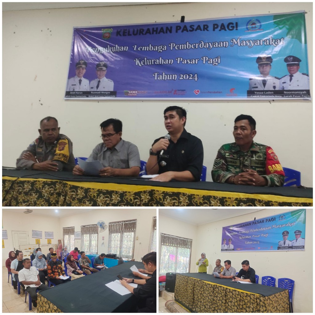 Pengukuhan LPM Kelurahan Pasar Pagi