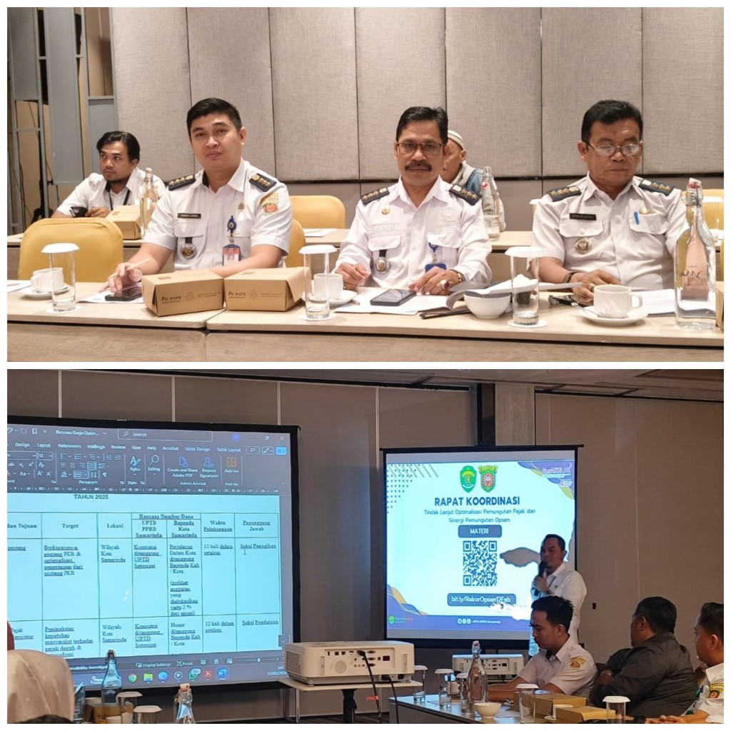 Rakor Tindak Lanjut Optimalisasi Pemungutan Pajak dan Sinergi Pemungutan Opsen