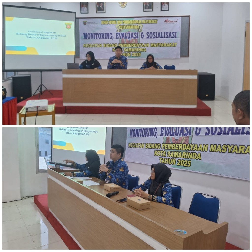 Monitoring, Evaluasi dan Sosialisasi Kegiatan Pemberdayaan Masyarakat Kota Samarinda Tahun 2025
