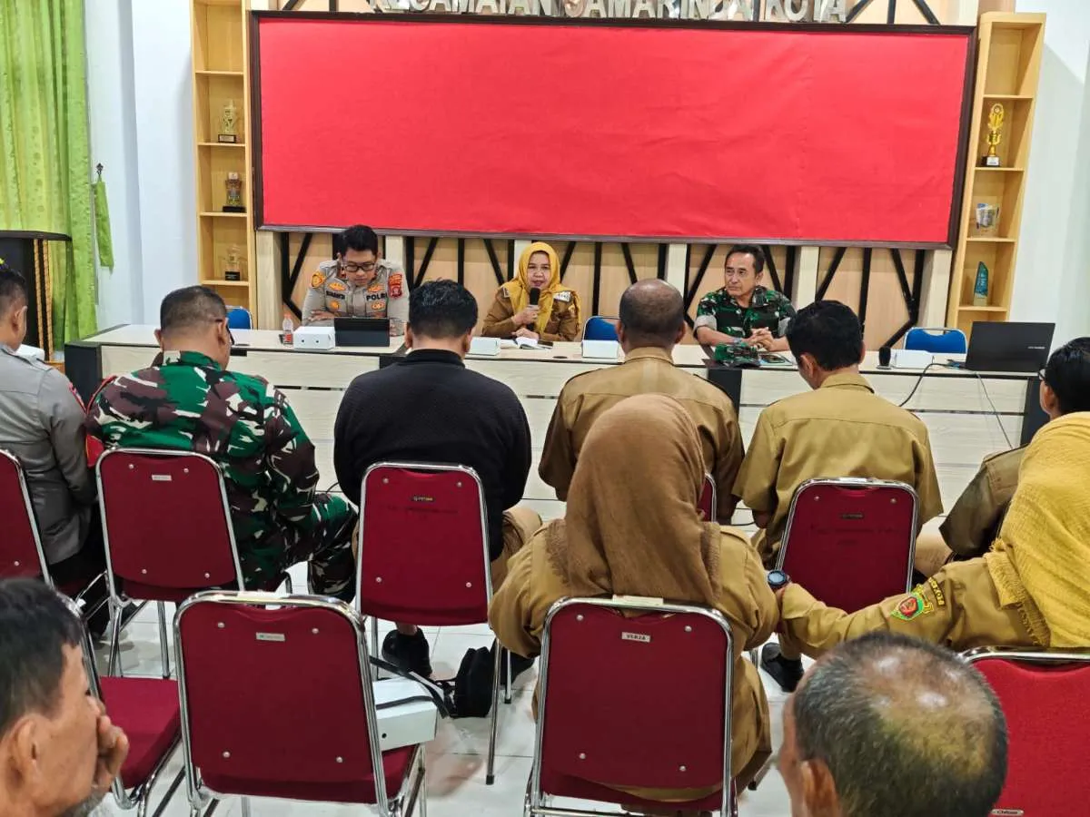 Rakor Ketentraman dan Ketertiban di Wilayah Kecamatan Samarinda Kota
