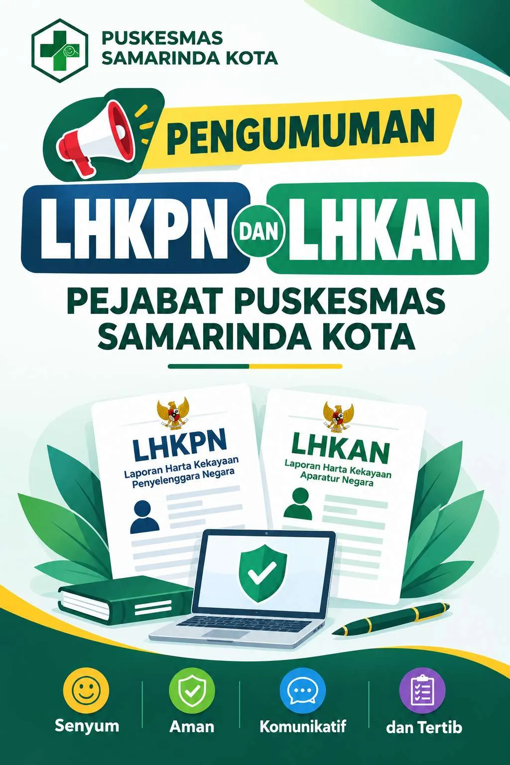 LHKPN dan LHKAN UPTD PUSKESMAS SAMARINDA KOTA