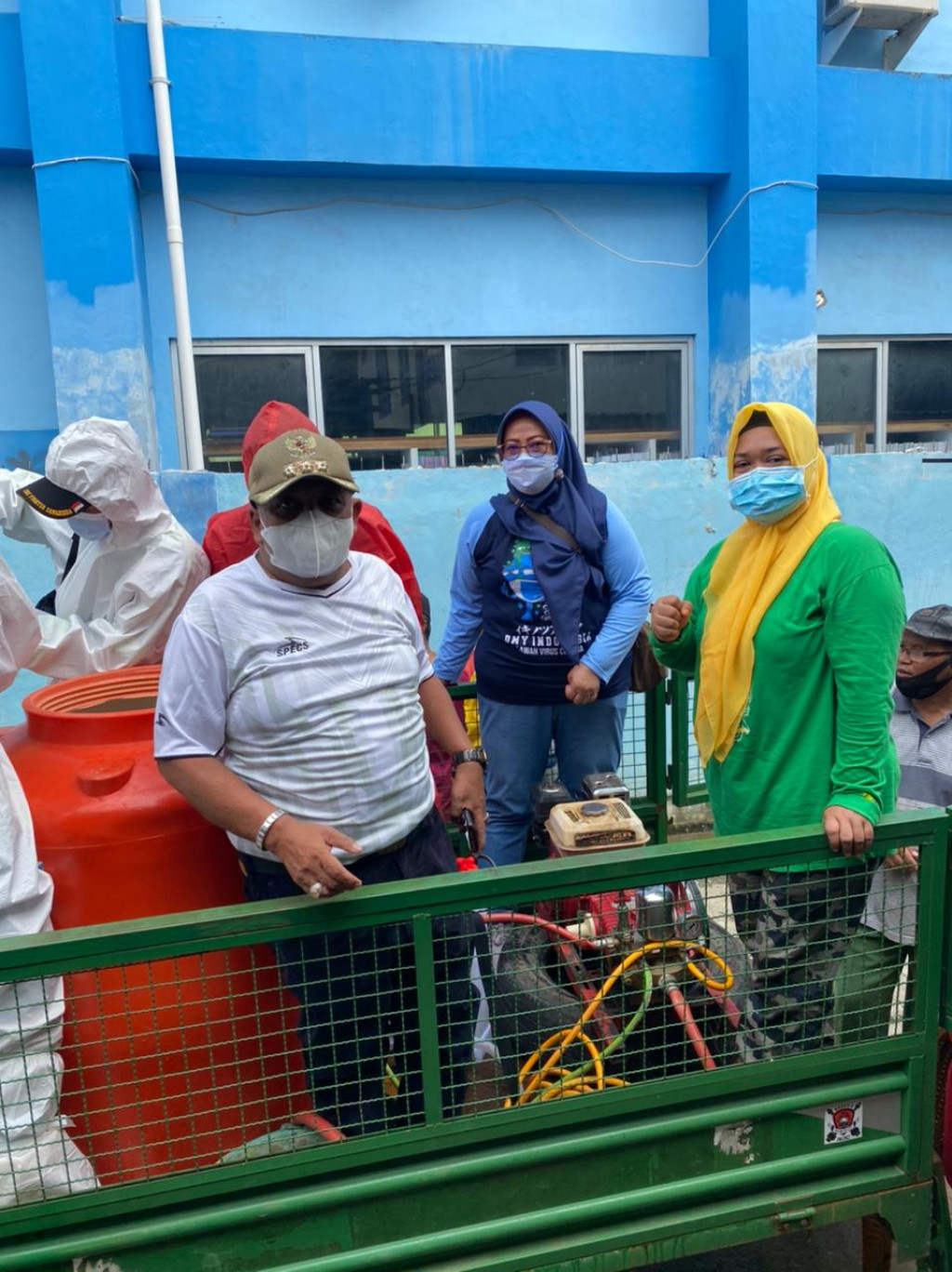 Penyemprotan Disenfektan di Wilayah Kel.Teluk Lerong Ilir Kecamatan Samarinda Ulu